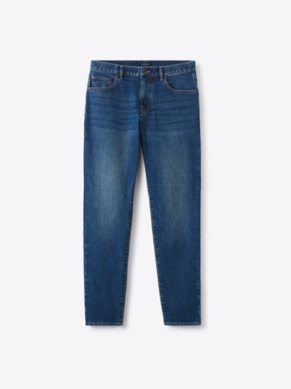 Thumb Photo of Japanese 12oz Mid Wash Indigo Stretch Jeans