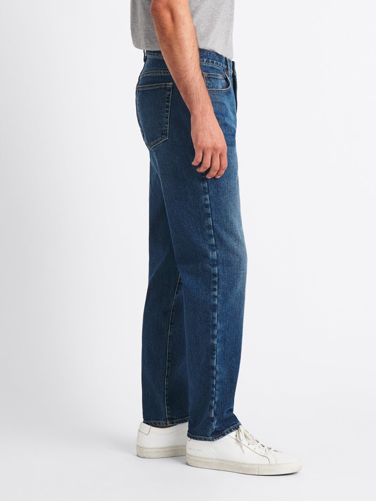 Japanese 12oz Mid Wash Indigo Stretch Jeans - Custom Fit Pants