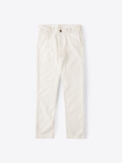 Shop Bowery Natural White Stretch Cotton Chino