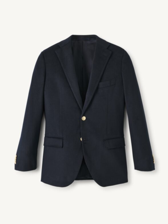 Thumb Photo of Navy Wool and Silk Doeskin Newport Jacket