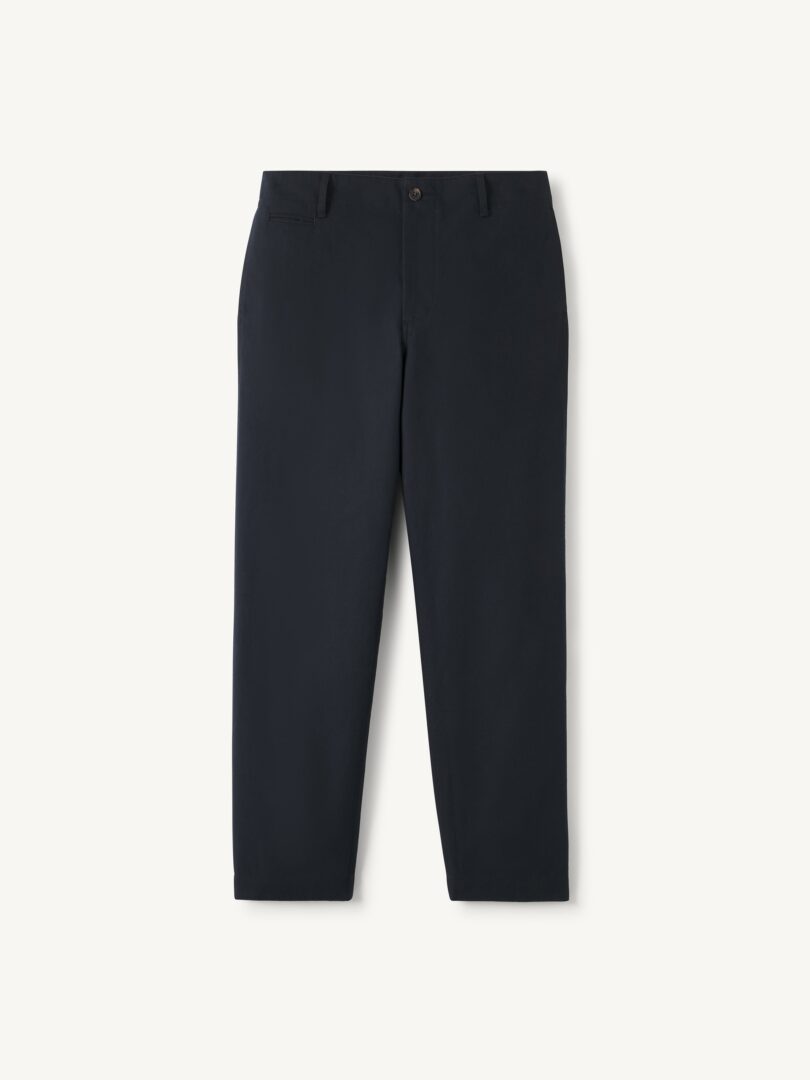 Men’s Di Sondrio Navy Heavyweight Heirloom Chino Thumb