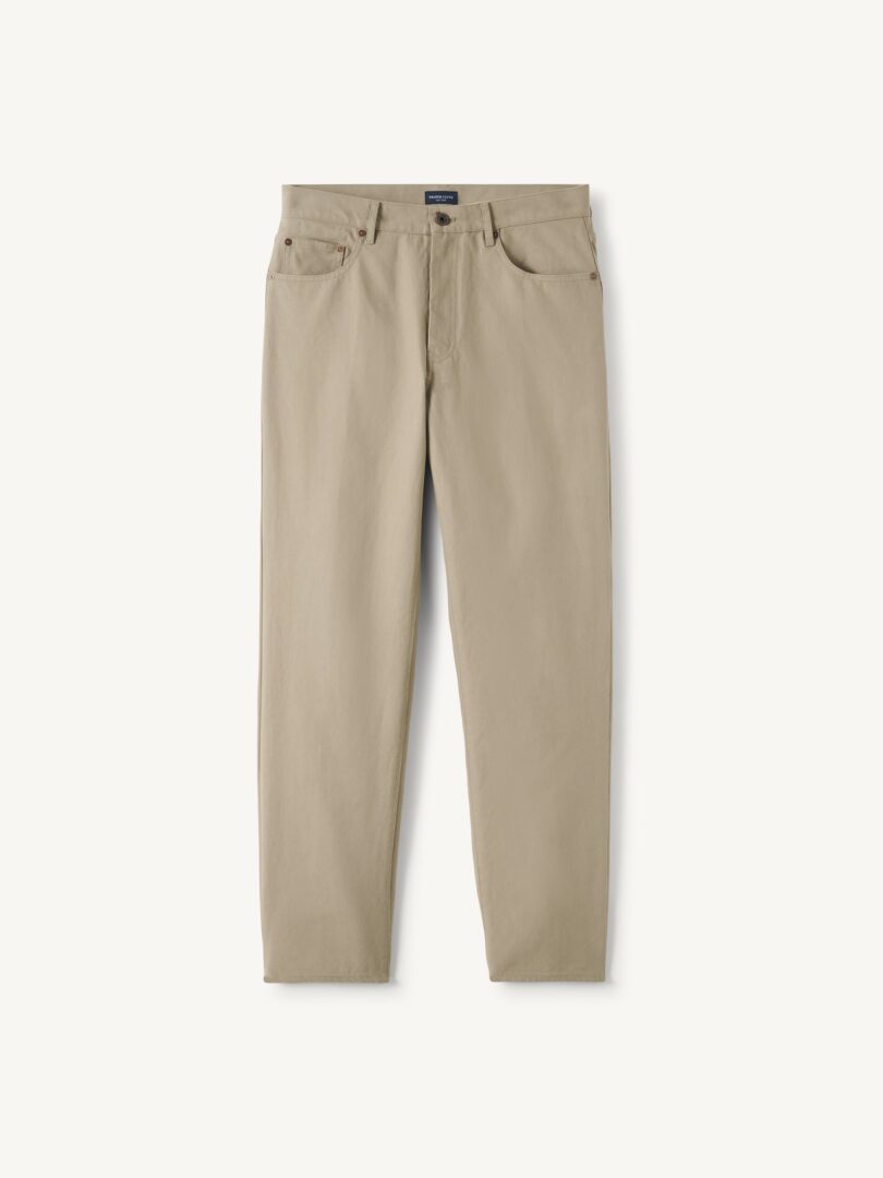 Men’s Di Sondrio Khaki Heavyweight Heirloom 5-Pocket Thumb