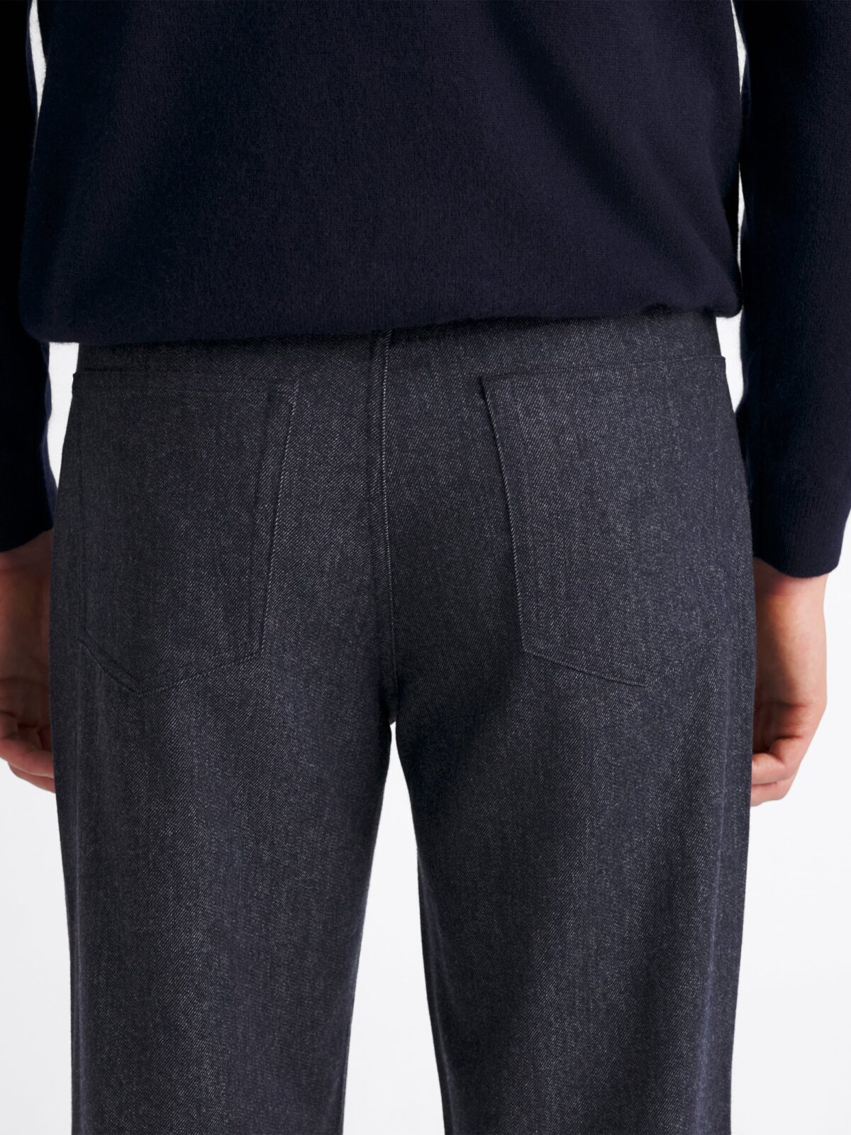 Loro Piana Fabric S150s Merino Denim 5-Pocket - Custom Fit Pants