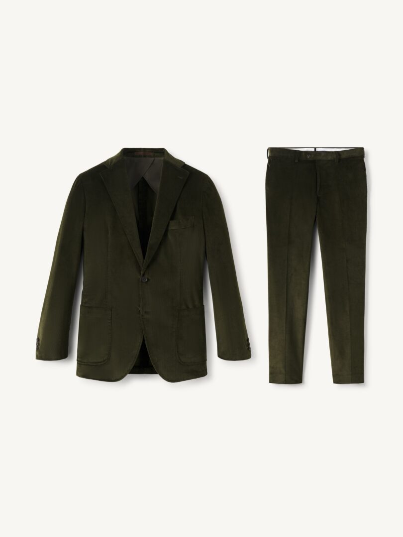 Men’s Pine Stretch Corduroy Waverly Suit Thumb