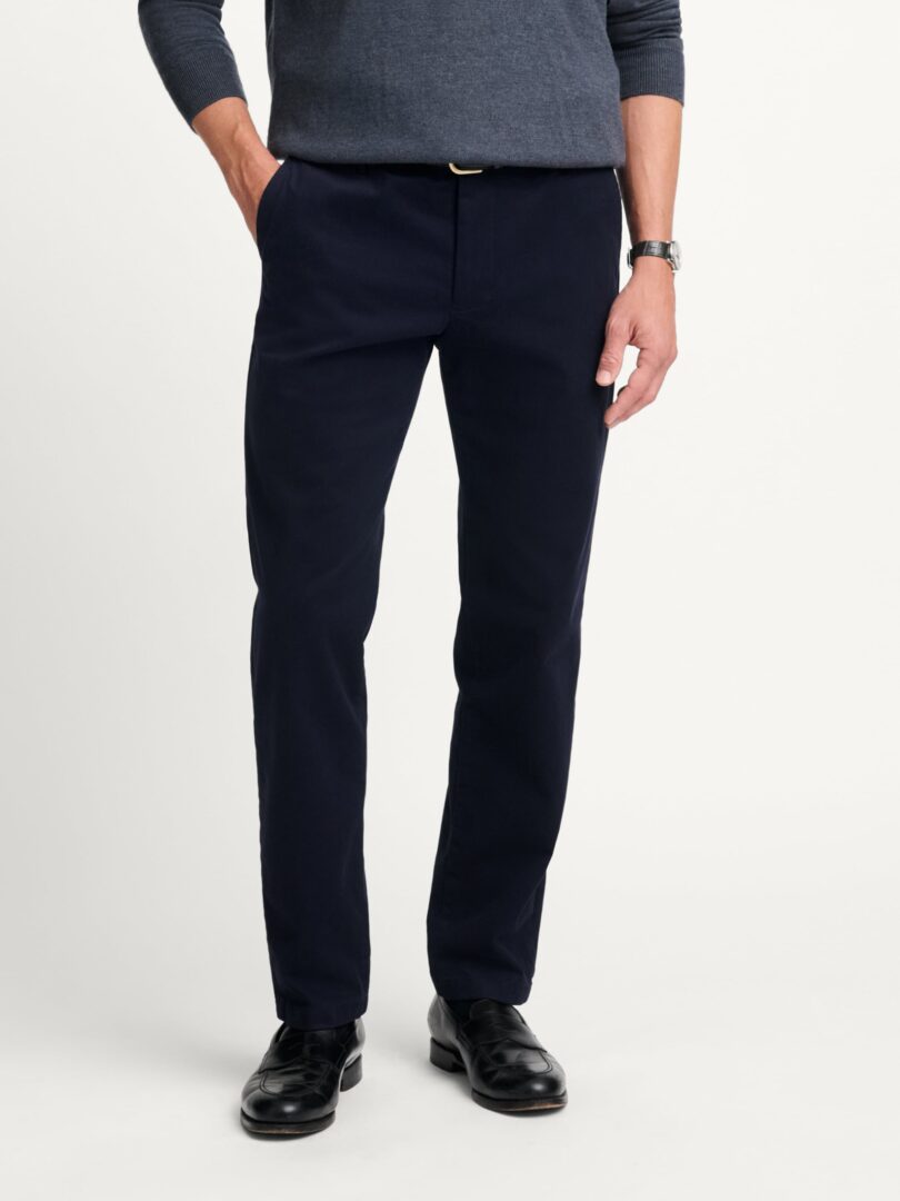 Modena Navy Soft Touch Stretch Twill Thumb Detail