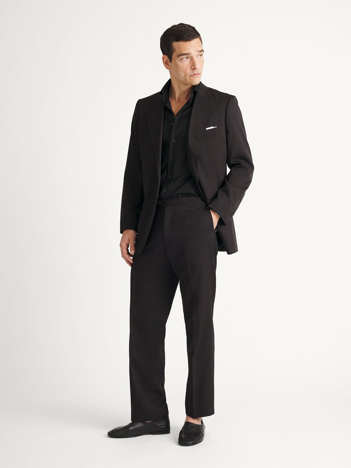 Ermenegildo Zegna Black Silk Suit - Custom Fit Tailored Clothing