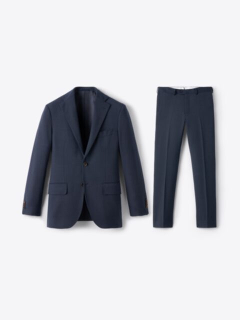 VBC Navy Fresco Allen Suit - Custom Fit Tailored Clothing