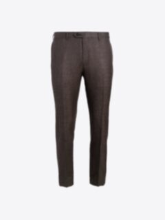 Shop Bedford Dark Brown Summer Blend Dress Pant