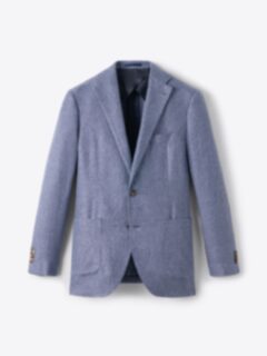 Shop Slate Linen and Lyocell Hopsack Bedford Jacket