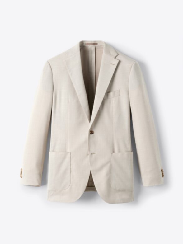 Thumb Photo of Stone Wool and Linen Stretch Bedford Jacket