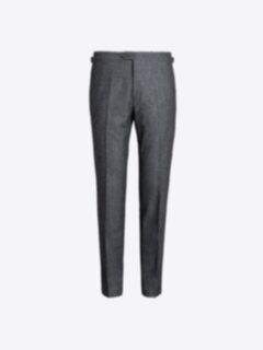 Shop VBC Grey Mouline Wool Flannel Dress Pant
