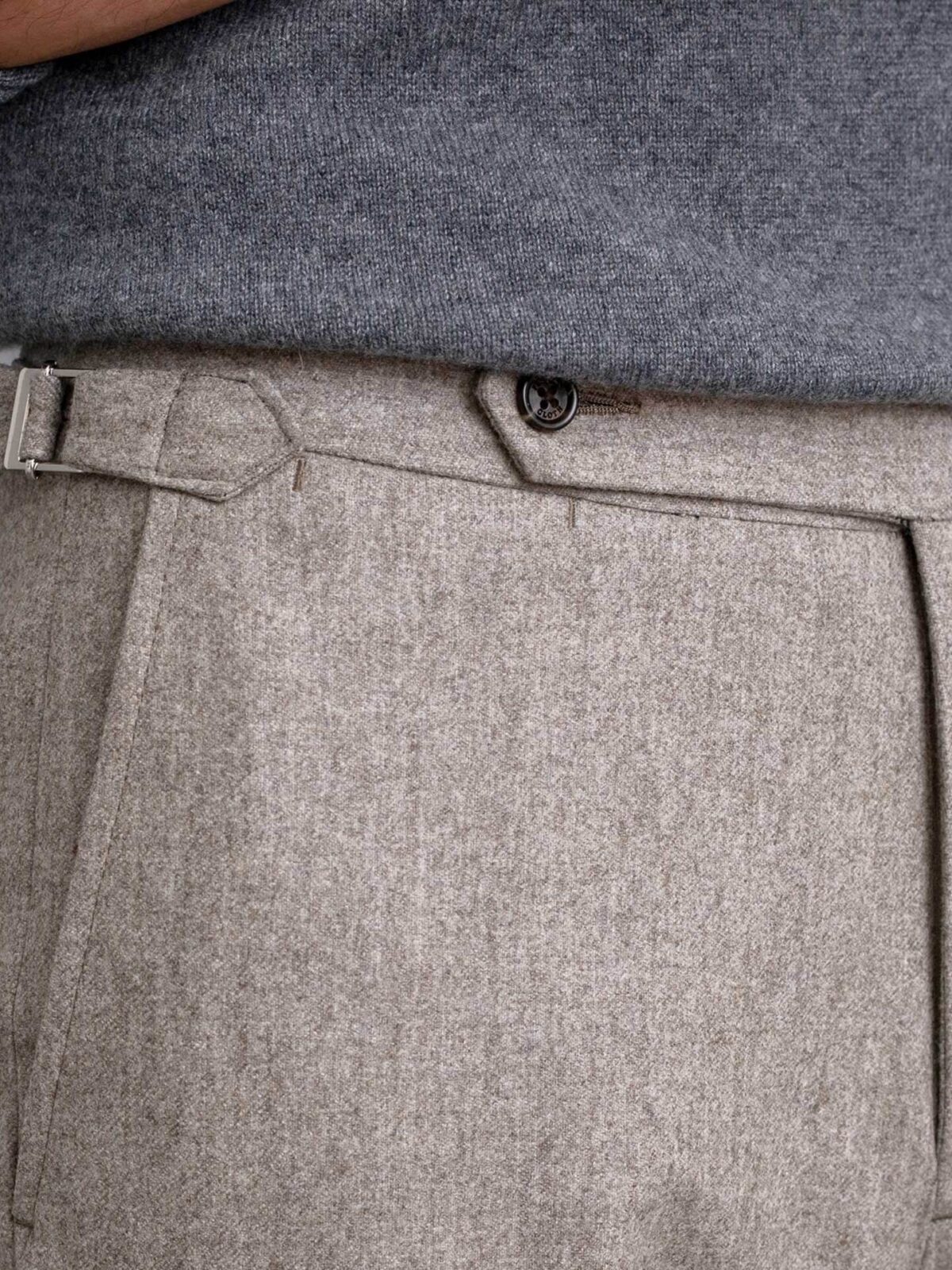 Kai D Utility — Novelist Trousers - Wool Flannel - 34, 36