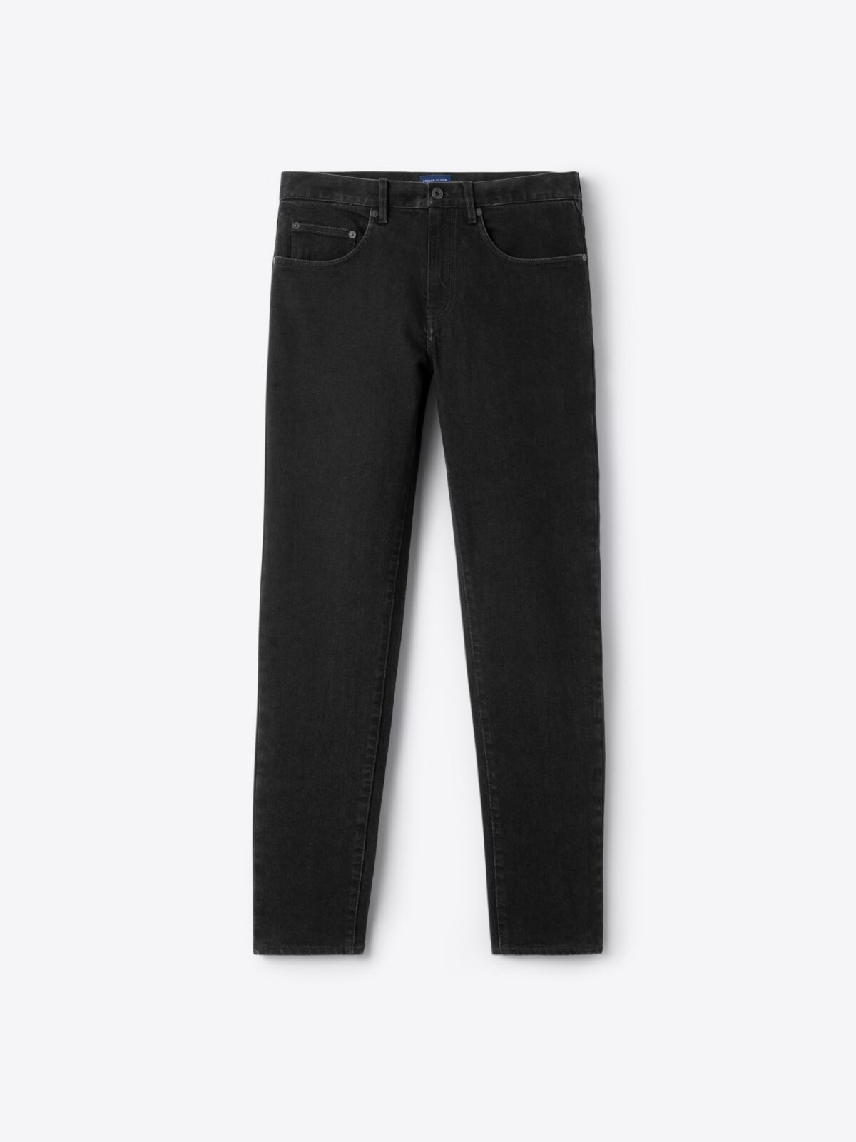 Japanese 12oz Rinse Wash Black Stretch Jeans - Custom Fit Pants