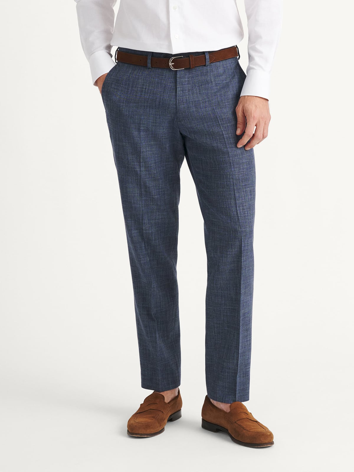 VBC Ocean Slub Wool and Cotton Slub Dress Pant - Custom Fit Tailored Clothing VBC Ocean Slub Wool and Cotton Slub Dress Pant - Custom Fit Tailored Clothing