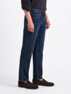 Japanese 12oz Dark Wash Indigo Stretch Jeans - Custom Fit Pants