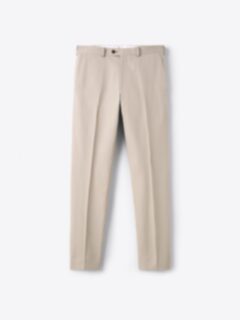 Shop Positano Sand Cotton and Linen Dress Pant