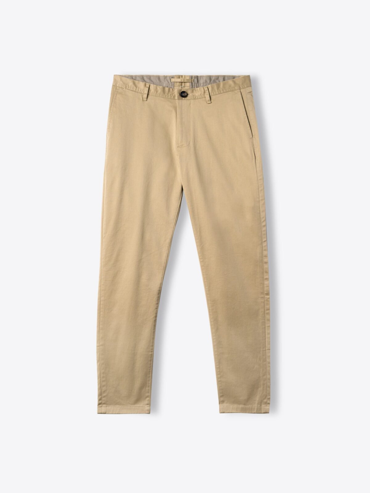 Vestry Khaki Lightweight Stretch Cotton Chino - Custom Fit Pants