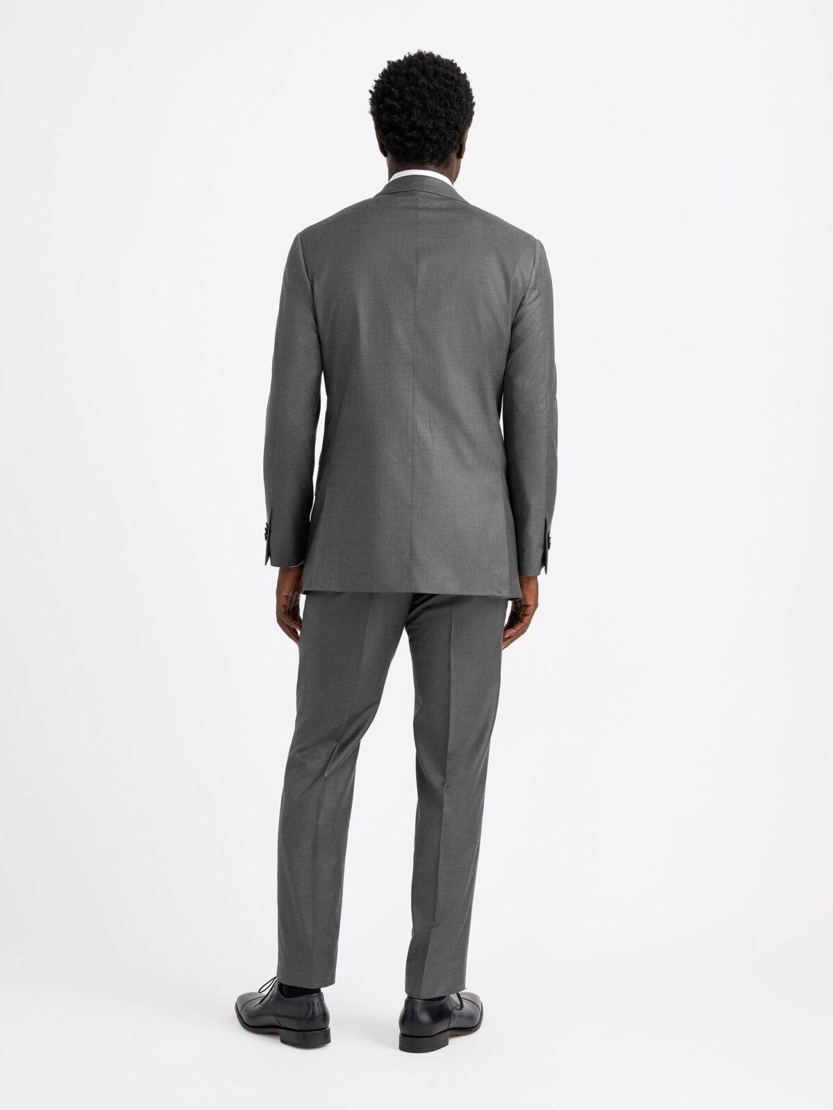 Loro Piana Fabric Grey S170s Wool and Silk Mercer Suit - Custom