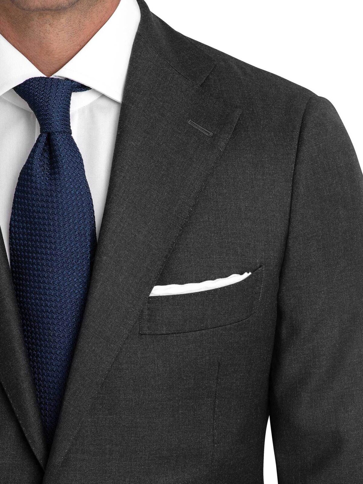 Allen Charcoal S110s Suit Jacket - Custom Fit Tailored Clothing Allen Charcoal S110s Suit Jacket - Custom Fit Tailored Clothing