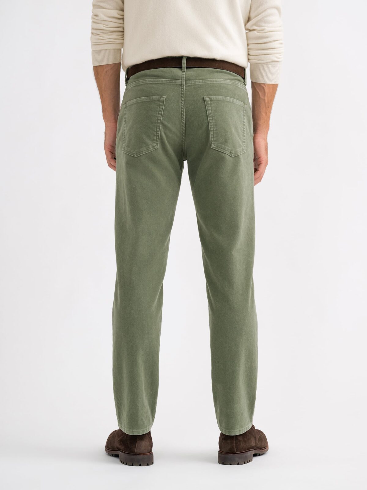 Men's Green Moleskin Pants