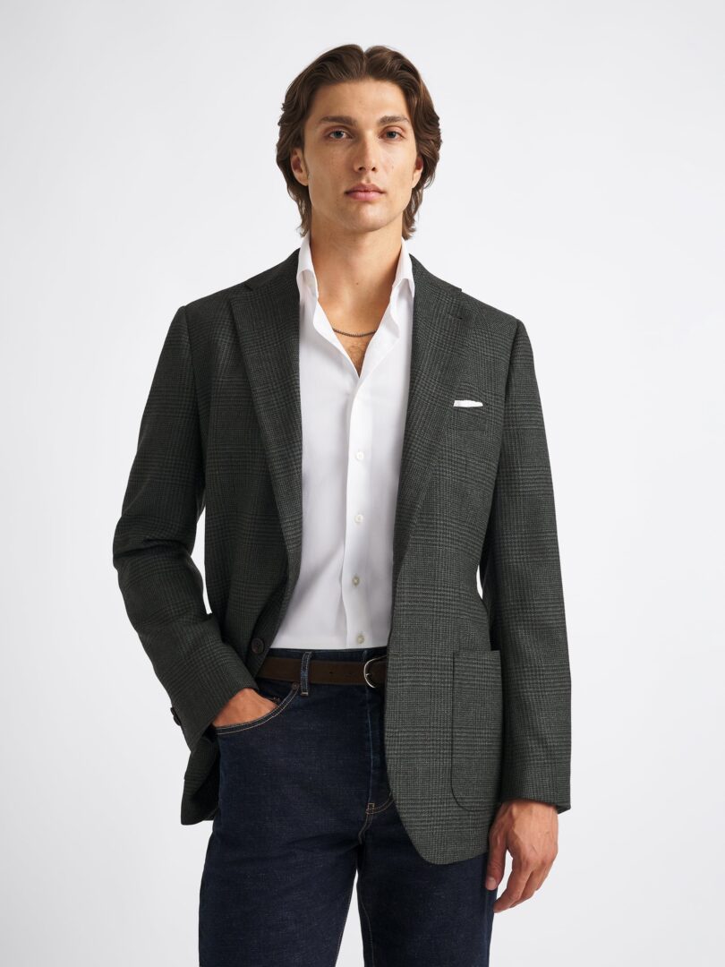 Drago Forest Glen Plaid Flannel Bedford Jacket Thumb Detail