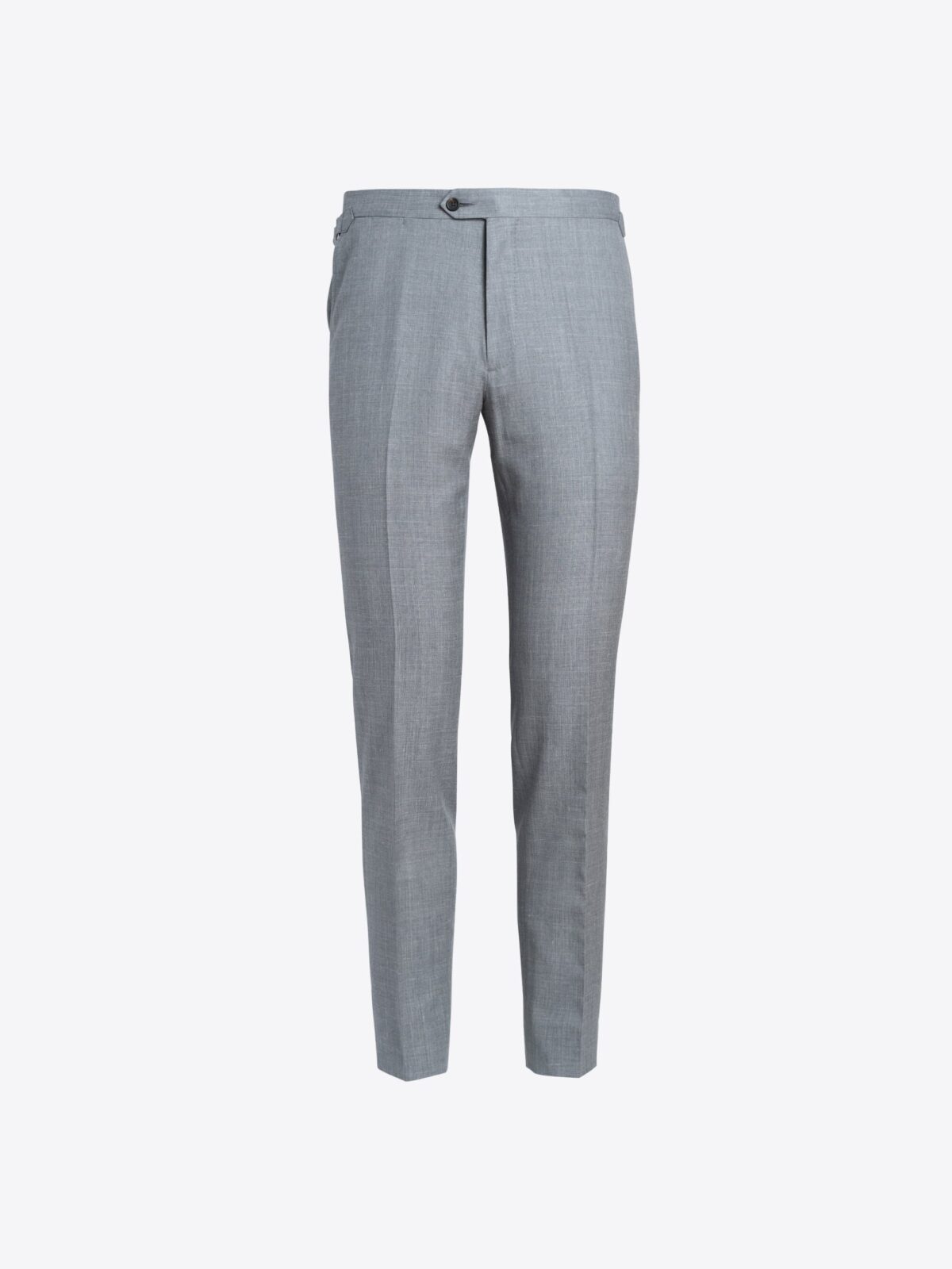 Light Grey Wool Stretch Dress Pant - Custom Fit Tailored Clothing