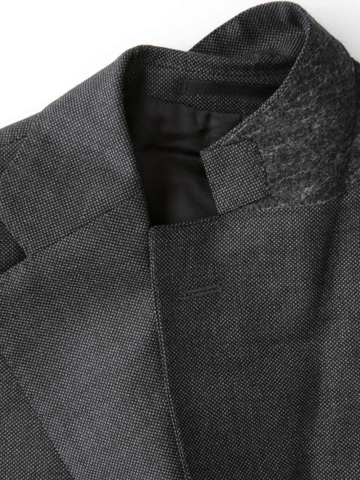 Allen Grey S110s Nailhead Suit Jacket - Custom Fit Tailored