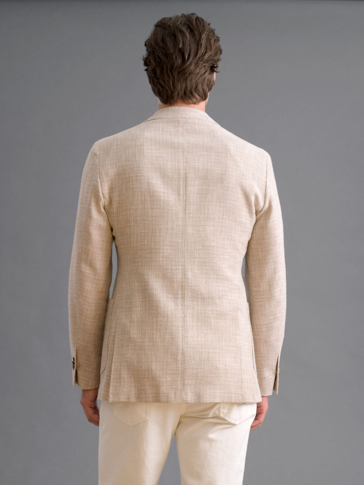 ARGUE⭐︎wool gauze pullover Beige Painter's Shirt - Japanese Wool Gauze | Natural – Lan Jaenicke
