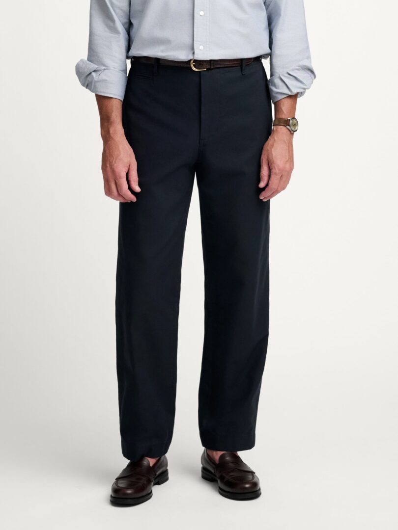 Di Sondrio Navy Heavyweight Heirloom Chino Thumb Detail