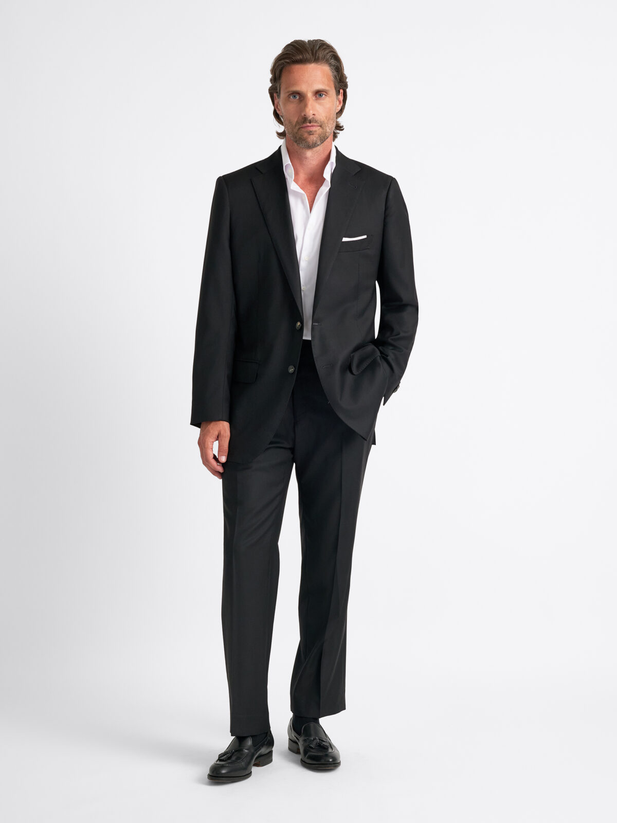 Black Allen Suit Custom Fit Tailored Clothing