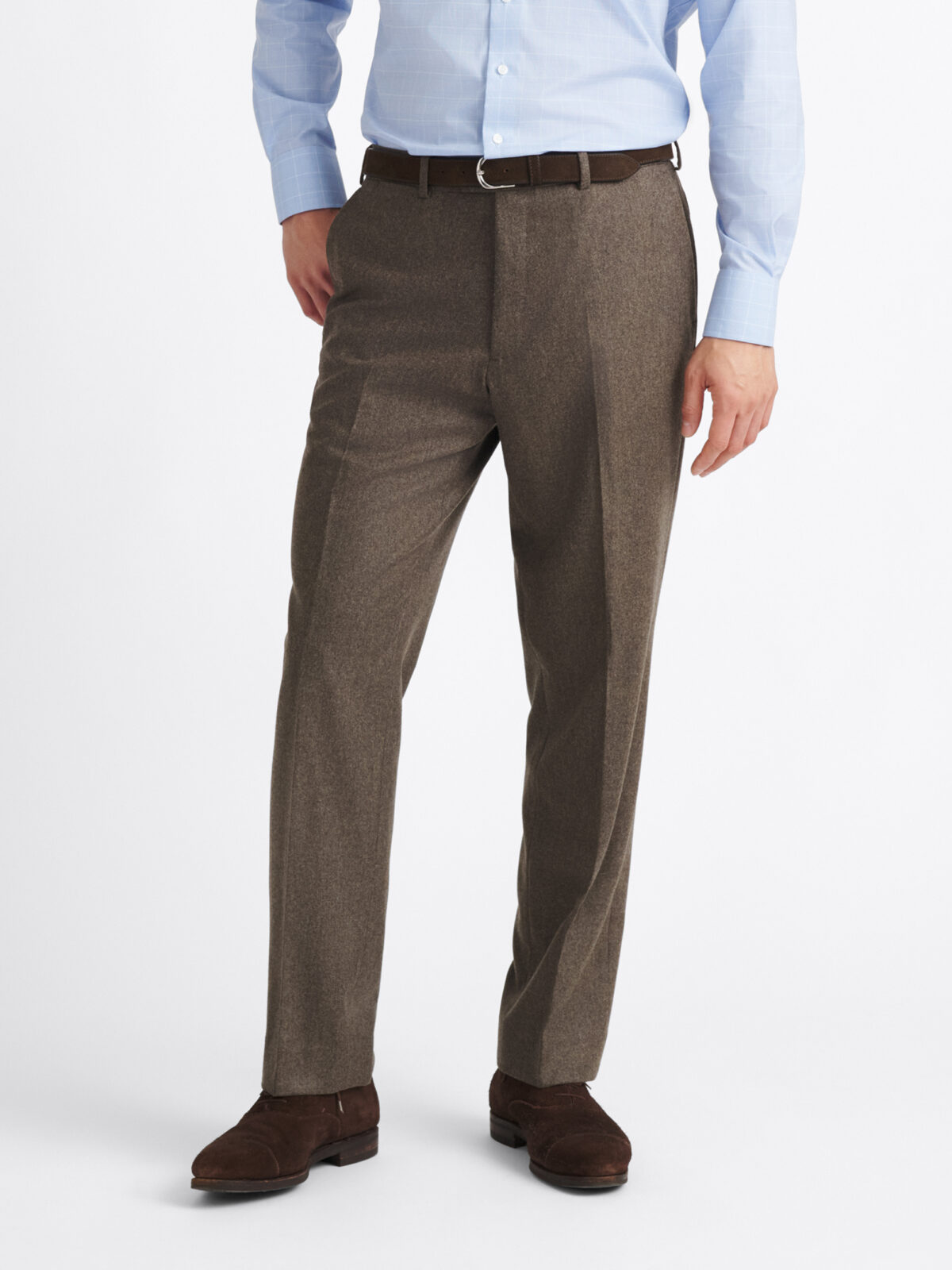 grey and brown dress clothes Brown Print Tie with Grey Dress Pants Outfits For Men (40 ideas & outfits)