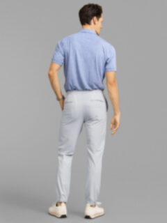 Sempione Taupe Lightweight Performance Jogger - Custom Fit Pants