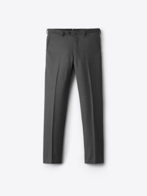 VBC Charcoal S110s Wool Dress Pant - Custom Fit Tailored