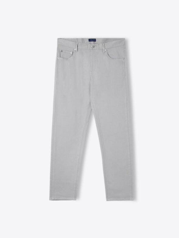 Thumb Photo of Novara Grey Lightweight Slub 5-Pocket