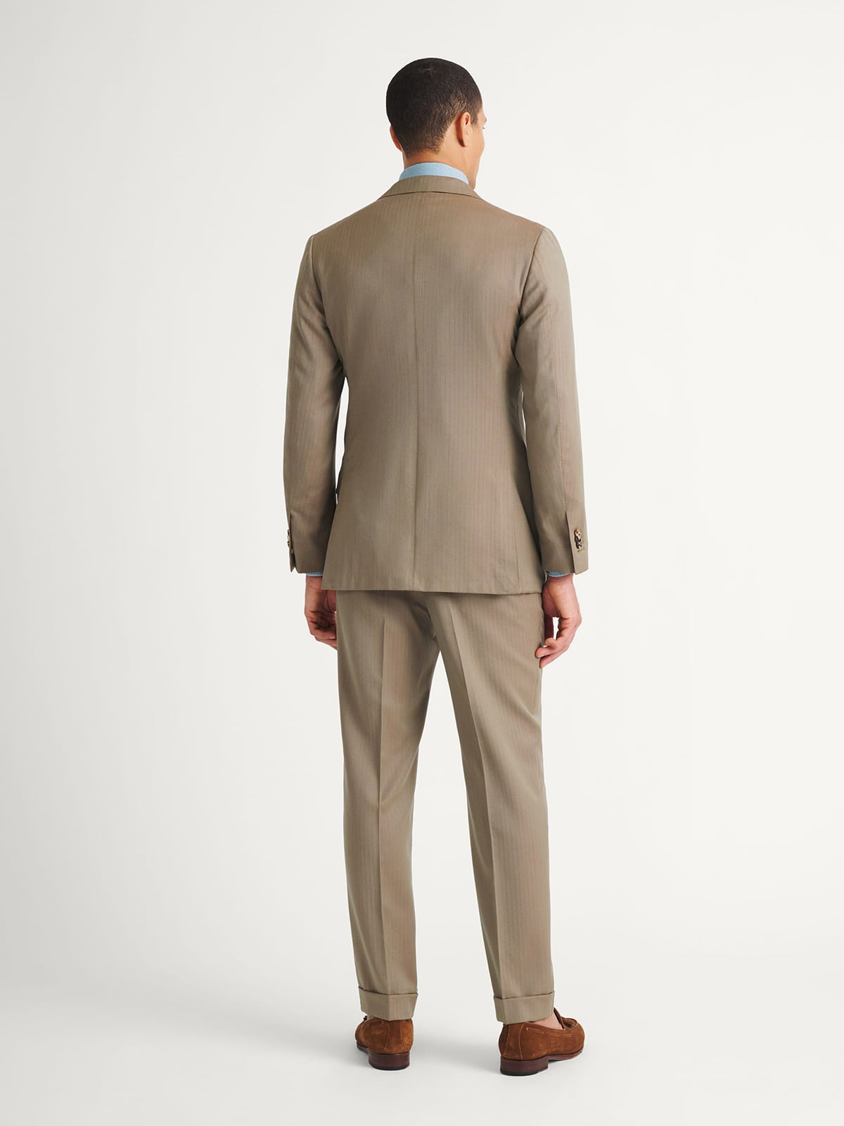 Drago S130s Solaro Bedford Suit - Custom Fit Tailored Clothing