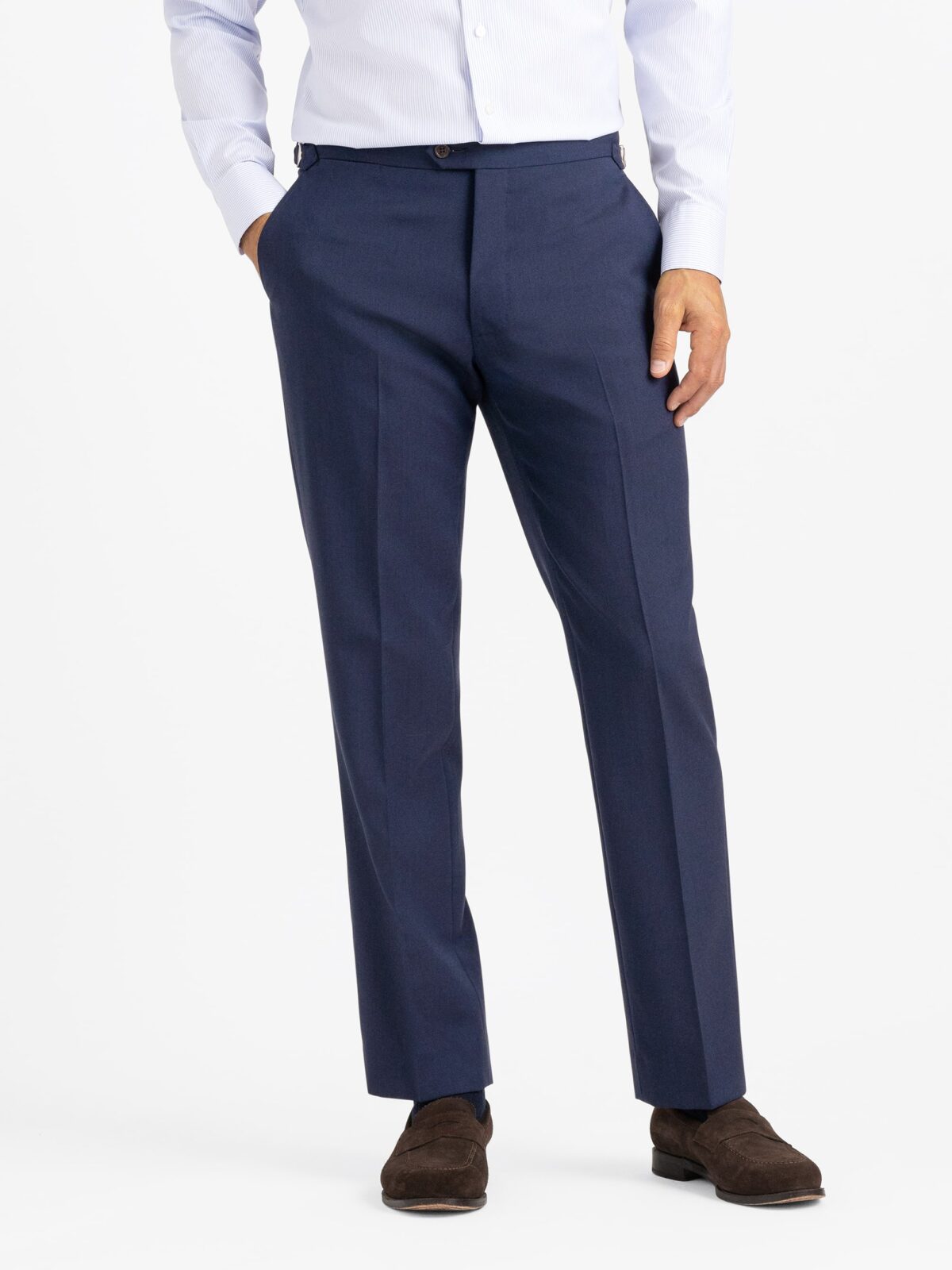 Navy Traveler Dress Pants - Custom Fit Tailored Clothing