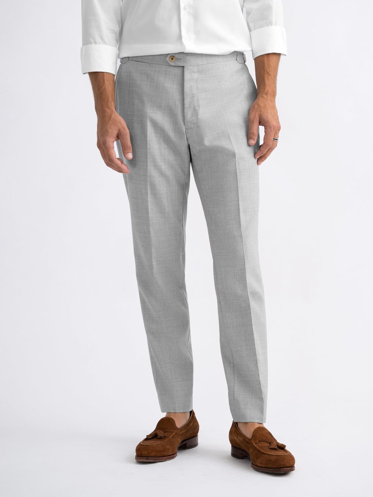 Premium Australian Merino Wool Blended Colour Checked Pants Fabric San