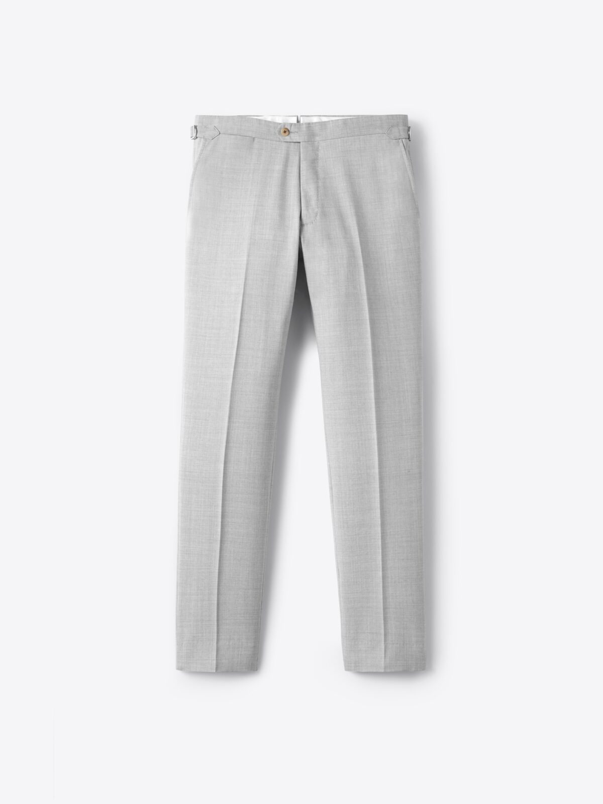 Drago Light Grey S130s Tropical Wool Dress Pant - Custom Fit Tailored  Clothing