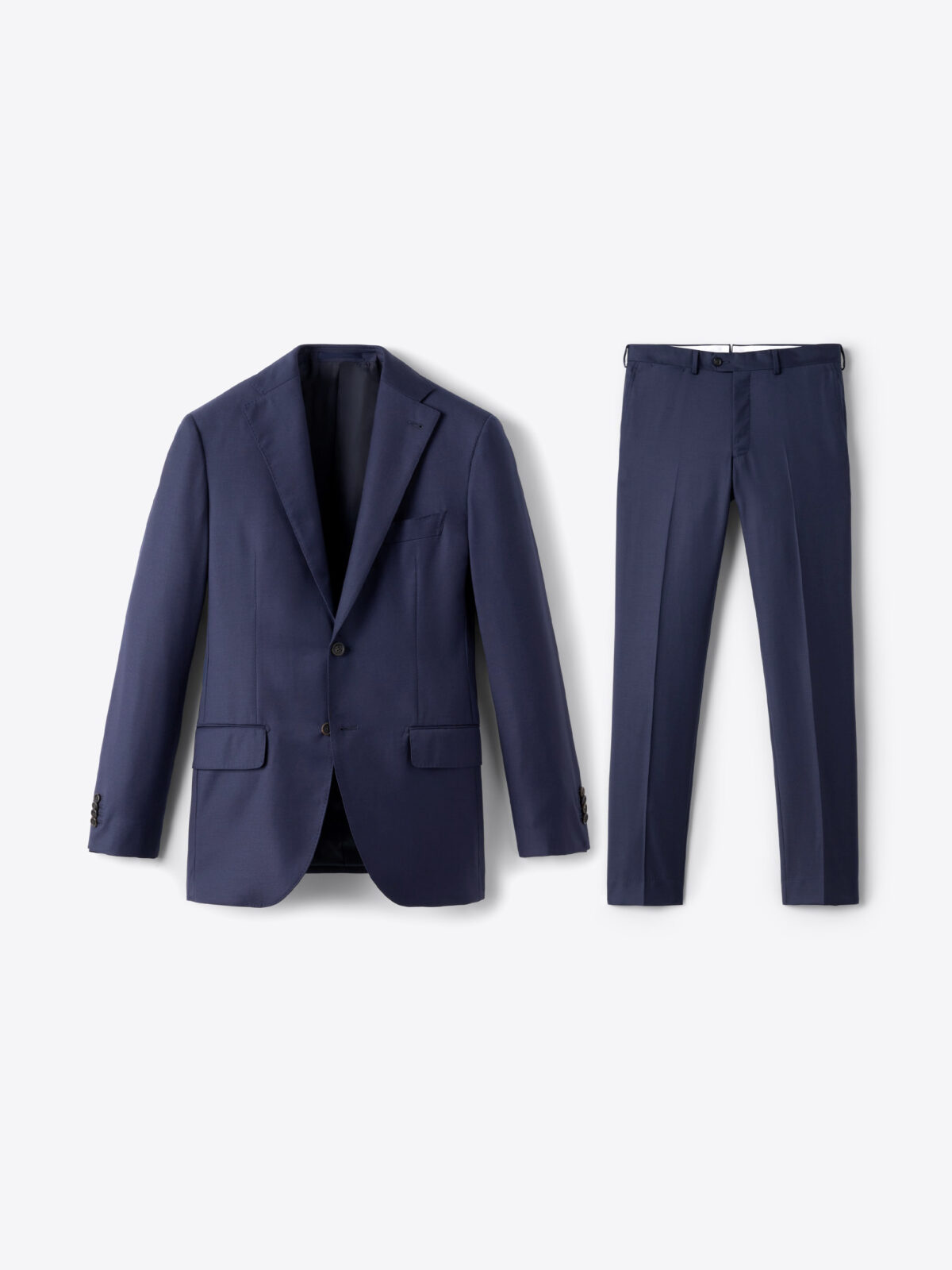 セットアップ Tagliatore Tailored Blue Suit With Classic Notch Lapel Blue pinstripe suit TAGLIATORE - Rione Fontana