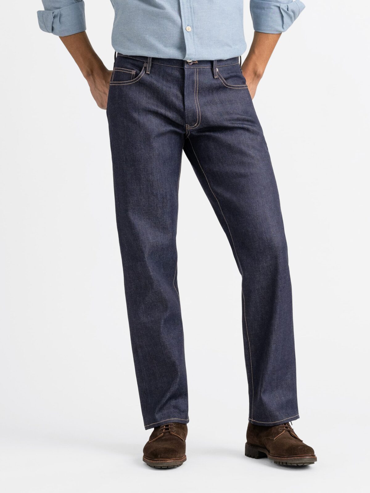 キ*ア様 RAW DENIM JAPANESE LOOSE FIT BLUE NO/FAITH STUDIOS ノーフェイス ストゥディオス SS25 RAW DENIM