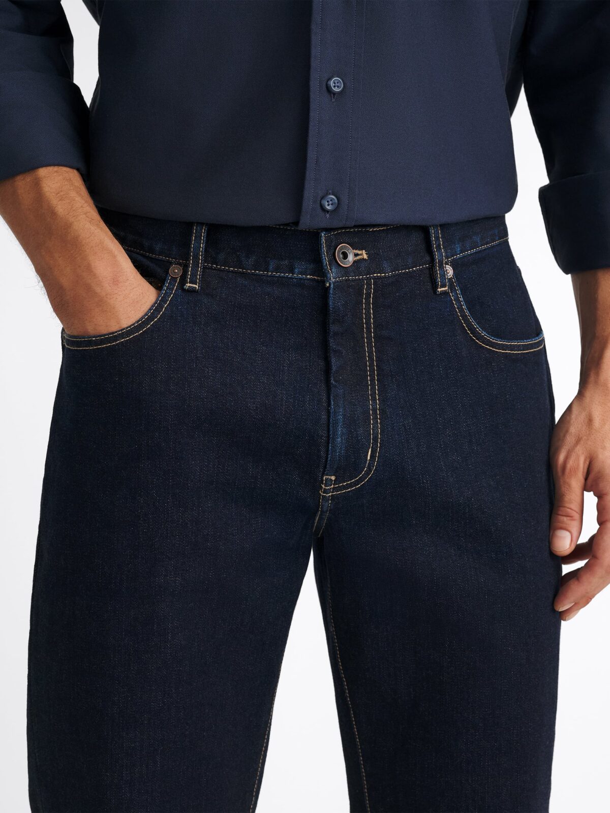 ※裾上げ済みO- IOS COMFORT \"INDIGO-RINSE\" 30 f9bcbc6b94a29936783622329a1078