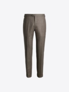 Shop VBC Brown Wool Flannel Dress Pant