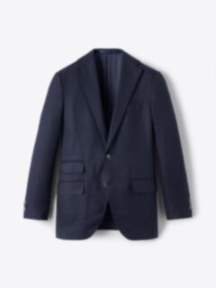 Shop Navy Cashmere Flannel Bedford Jacket