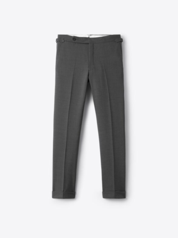 Thumb Photo of Dark Grey Stretch 3 Ply Fresco Dress Pant