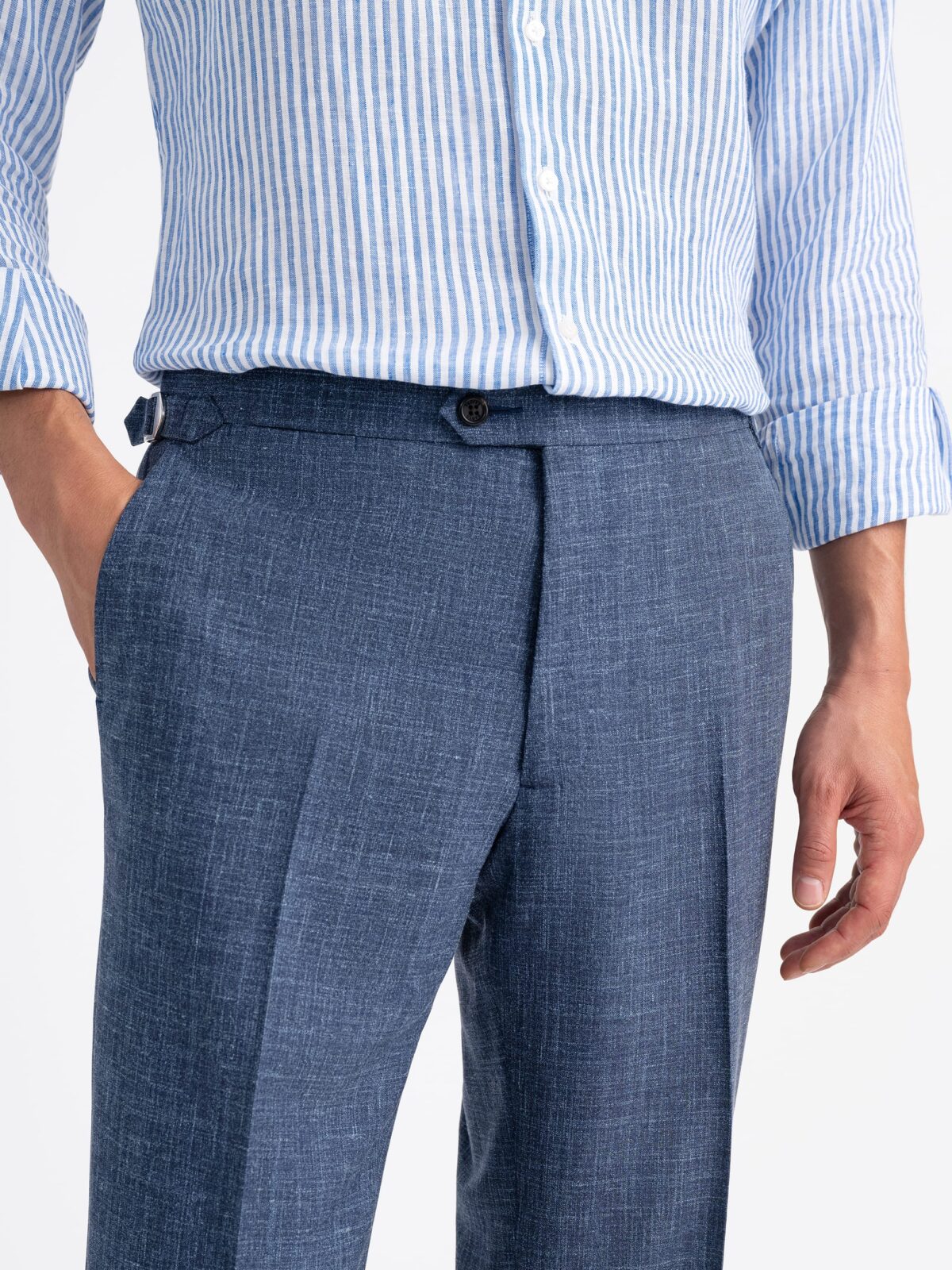 Loro Piana Ocean Wool Silk and Linen Dress Pant - Custom Fit