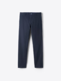 Men's Organic Cotton Stretch Navy Chinos