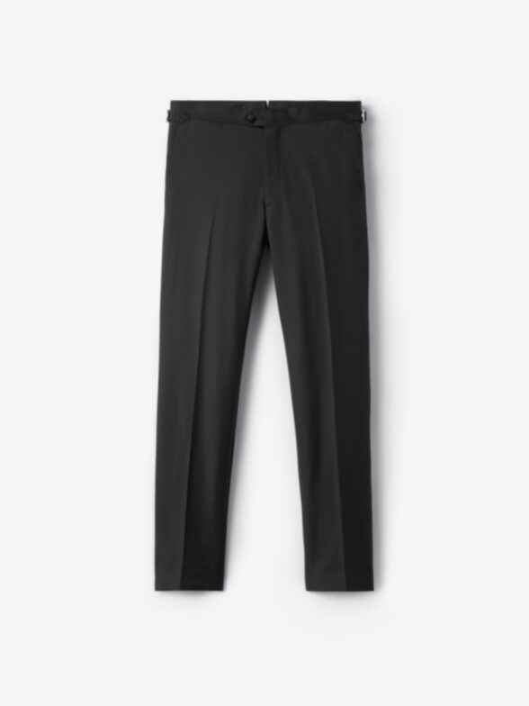 Thumb Photo of Mayfair Black Wool Tuxedo Pant