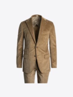 Shop Brown Cotton Cashmere Corduroy Stretch Waverly Suit