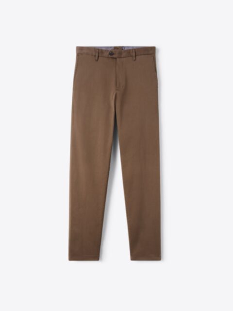 Di Sondrio Beige Stretch Cotton Chino - Custom Fit Pants