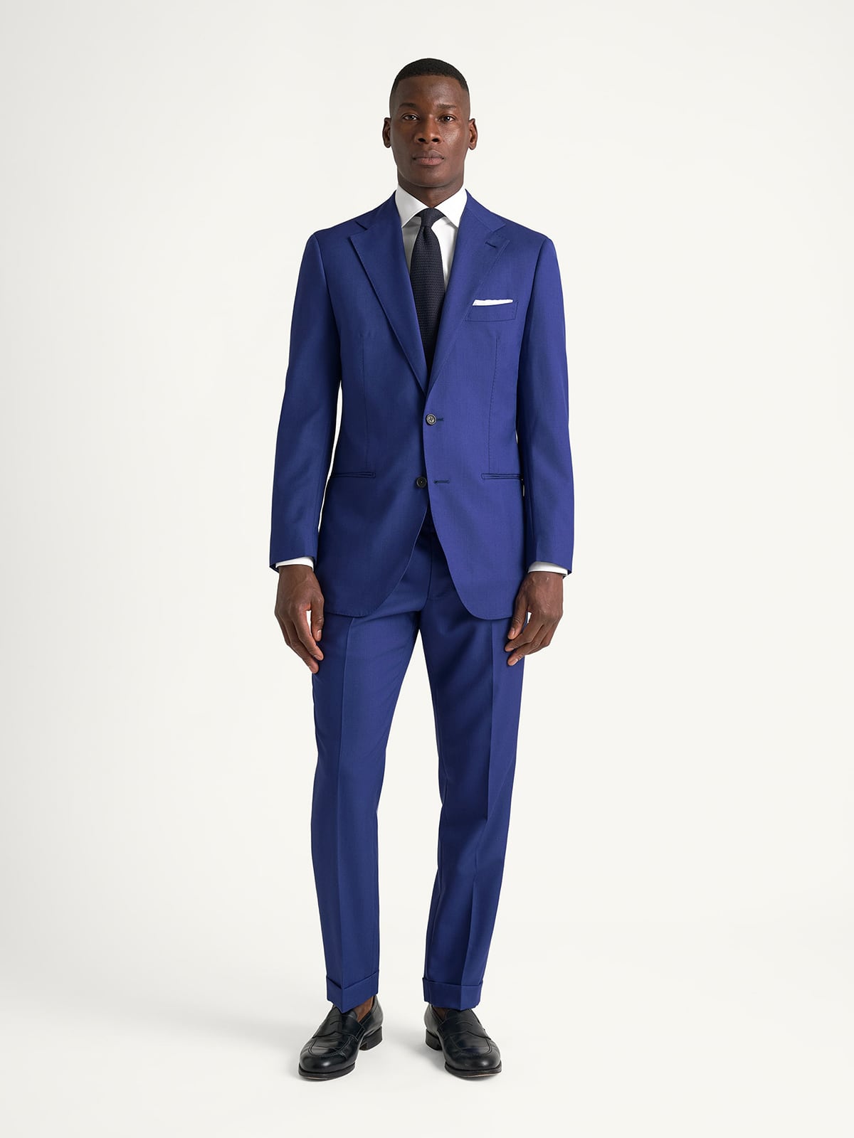 VBC Bright Blue Tropical Fresco Downing Suit - Custom Fit Tailored